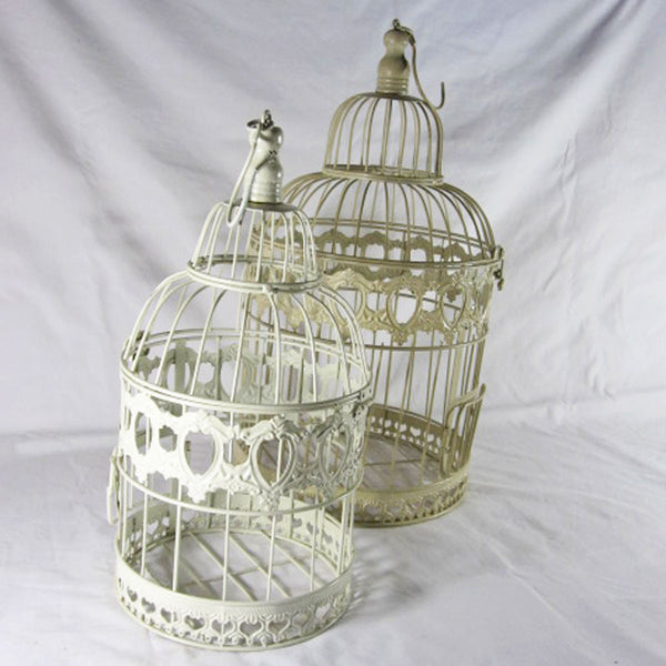 Hire decorative bird cages. Rural Magpie event style hire.