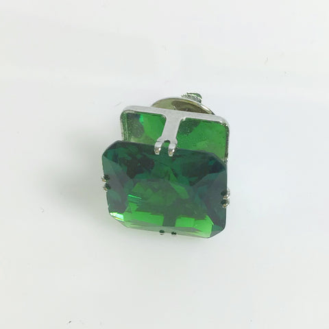 Emerald Green Tie Tack Pin