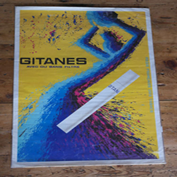 Gitanes 1965 French Poster