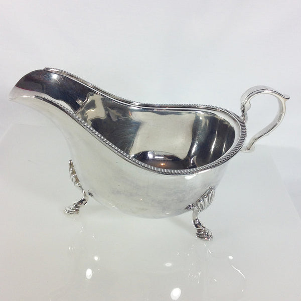Frank Cobb & Co Silver Plate Sauce Boat