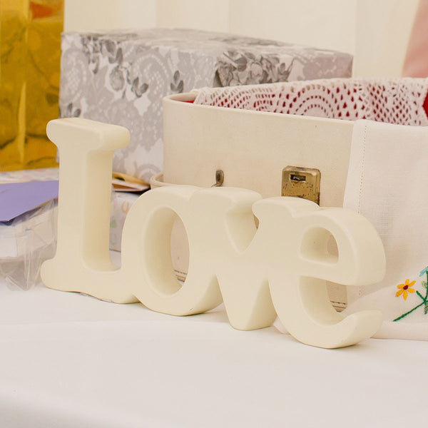 Hire Love sign.  Rural Magpie Event Style Hire