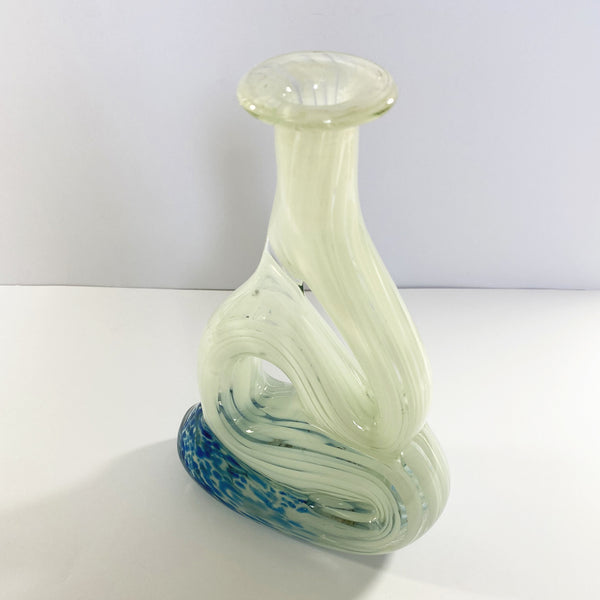 Mtarfa Glassblowers Organic Art Glass Vase