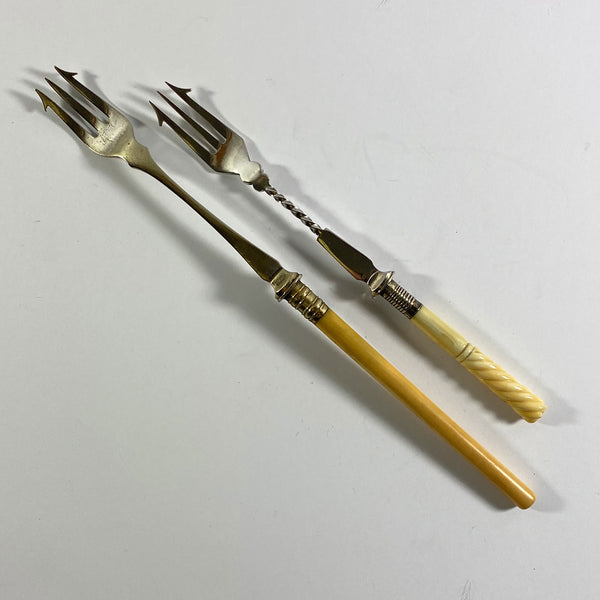 Two Victorian Antique Pickle Forks