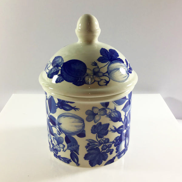 Portmeirion Harvest Blue Storage Jar with dome lid