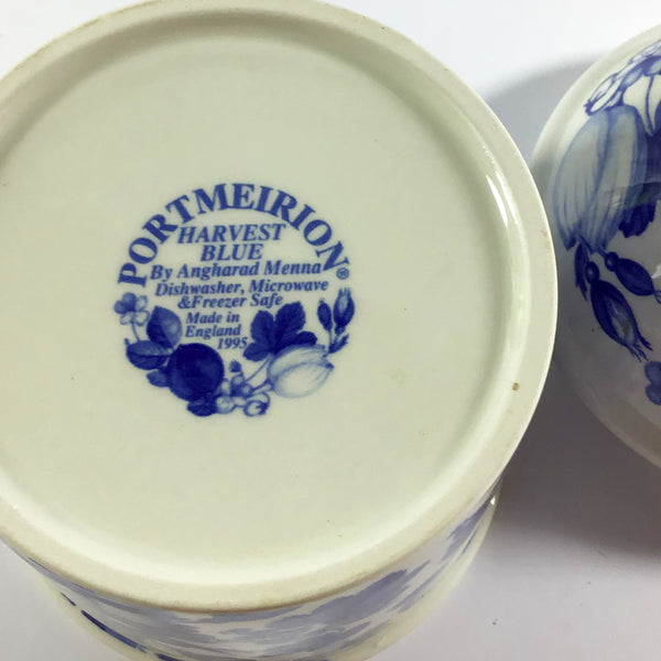 Portmeirion Harvest Blue Storage Jar with dome lid
