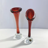 Two Red Jack in the Pulpit Bud Vases