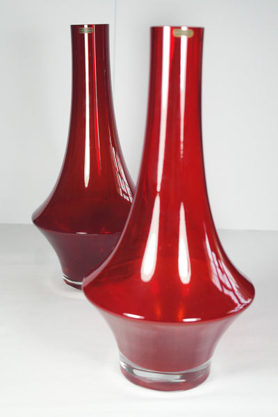 Riihimaki / Riihimaen Ruby Red Art Glass