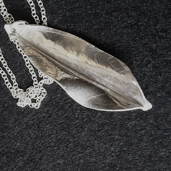 Handmade Silver Necklace, made by Wendy, an exhibitor at the Rural Magpie Jewellery Fair